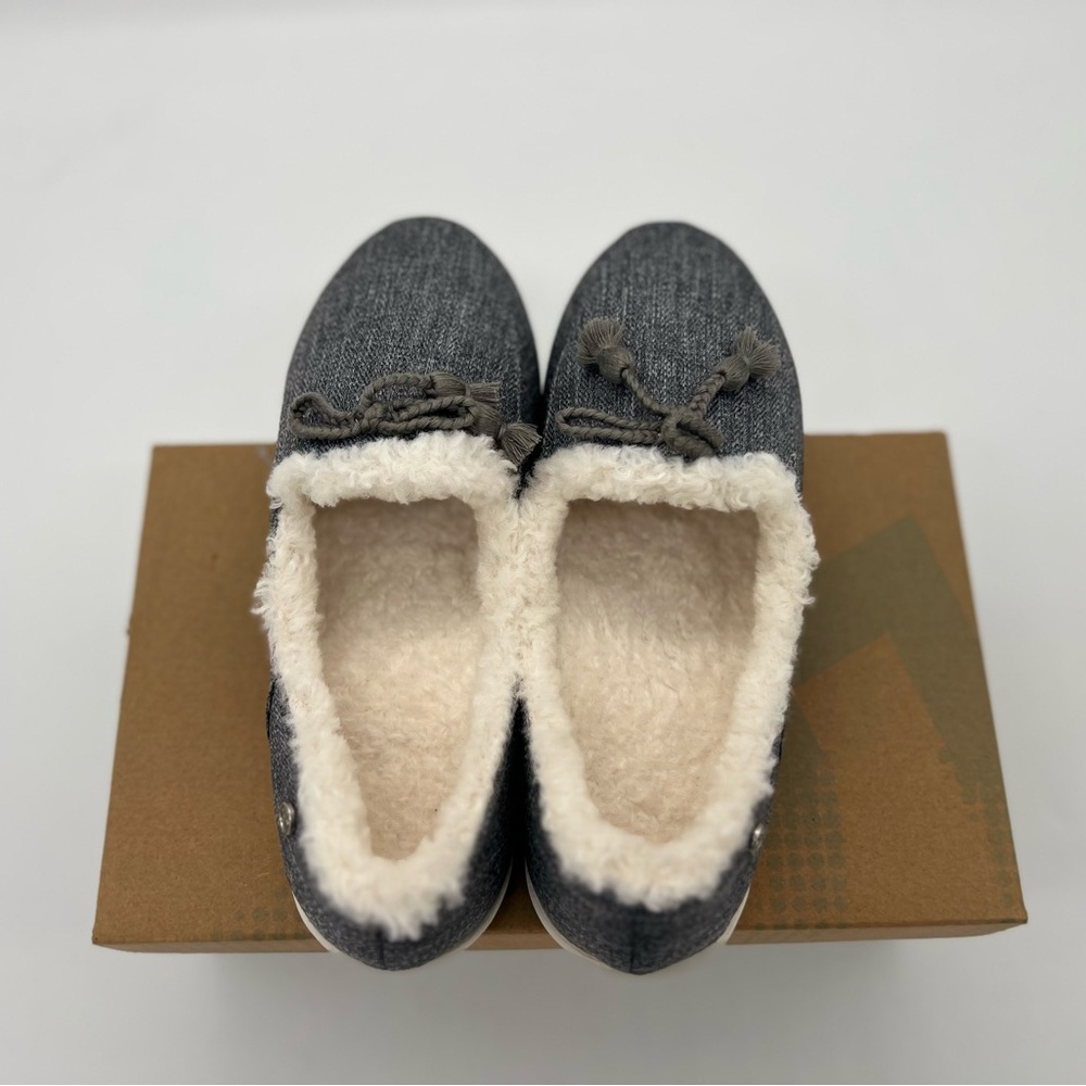 Total Support Orthotic Cozy Gray Slippers Women Sz6 - Picture 5 of 7